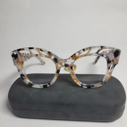 Designer Cat-Eye Acetate Fashion Glasses
