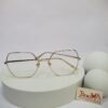 Designer Gold Metal Hexagonal Full-Rim Glasses 00-C12