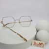 Designer Gold Metal Hexagonal Full-Rim Glasses 00-C12