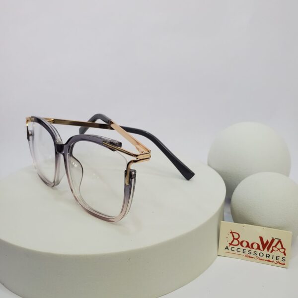 Designer Unisex Square Clear Frame Eyeglasses
