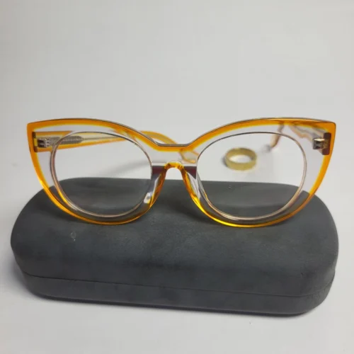 Designer CH3204 Women's Cat-Eye Acetate Full-Rim Eyeglasses