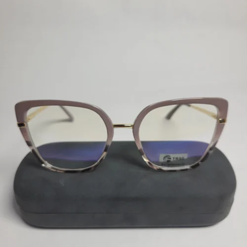Designer 95280 Women's TR90 Cat-Eye Blue Light Blocking Glasses