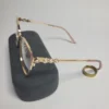 Designer 95667 Women's Cat-Eye Metal Frame Glasses