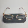Designer 95667 Women's Cat-Eye Metal Frame Glasses
