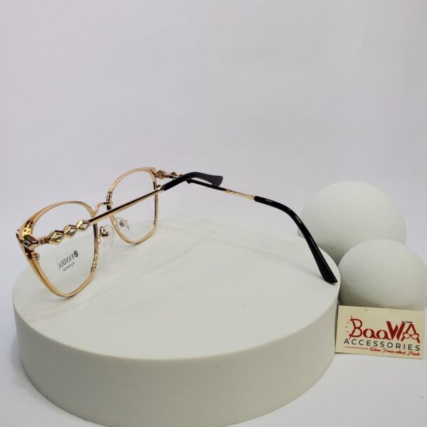 Designer 95667 Women's Cat-Eye Metal Frame Glasses