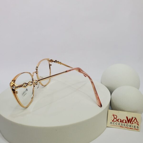 Designer 95667 Women's Cat-Eye Metal Frame Glasses