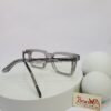 Designer Square Full-Rim Acetate Glasses - Clear
