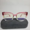 Designer 97701 Women's Two-Tone Cat-Eye Blue Light Blocking Glasses