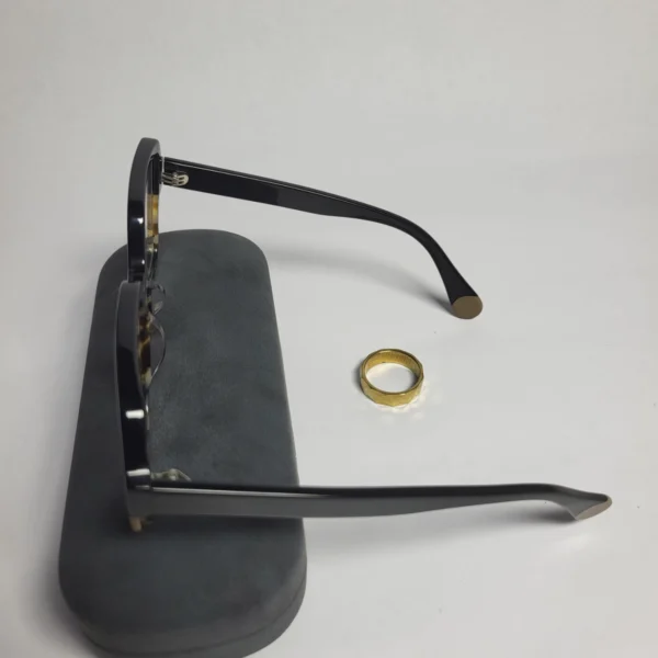 Designer P277 Geometric Square Acetate Full-Rim Eyeglasses