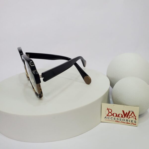 Designer P277 Geometric Square Acetate Full-Rim Eyeglasses