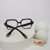 Designer P277 Geometric Square Acetate Full-Rim Eyeglasses