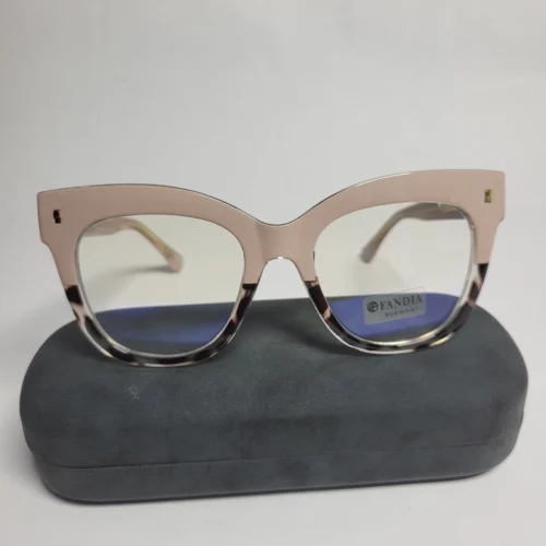 Designer Fandia 82160 Women's Cat-Eye Blue Light Blocking Glasses
