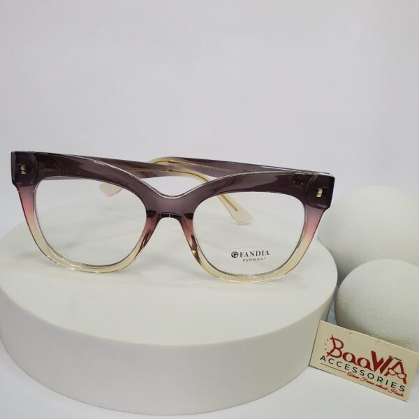Designer Fandia 82160 Women's Cat-Eye Blue Light Blocking Glasses