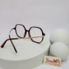 Designer Unisex Hexagonal Tortoise Full-Rim Eyeglasses