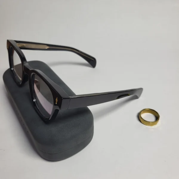 Designer Tortoiseshell Acetate Blue Light Blocking Eyeglasses