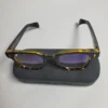 Designer Tortoiseshell Acetate Blue Light Blocking Eyeglasses