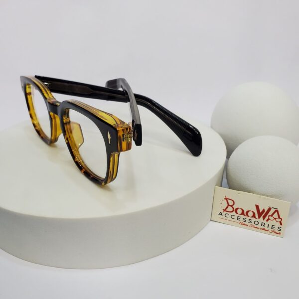 Designer Tortoiseshell Acetate Blue Light Blocking Eyeglasses