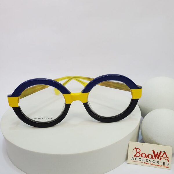 Zeeman YF8819 Multi-Color Round Full-Rim Fashion Eyeglasses