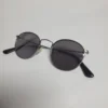 Designer Unisex Round Metal Frame Mirrored Sunglasses