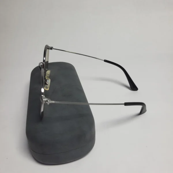 Designer Unisex Round Metal Frame Mirrored Sunglasses