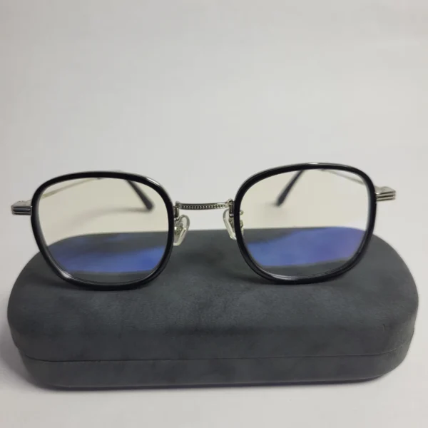 Designer Unisex Round Full-Rim Blue Light Blocking Glasses