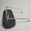 Designer Titanium Rimless Oval Women's Eyeglasses
