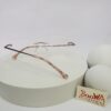 Designer Titanium Rimless Oval Women's Eyeglasses