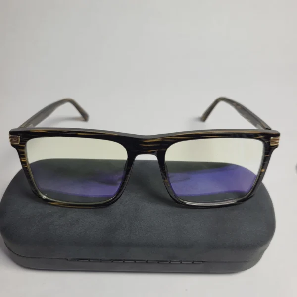 Designer Unisex Rectangle Blue Light Blocking Glasses