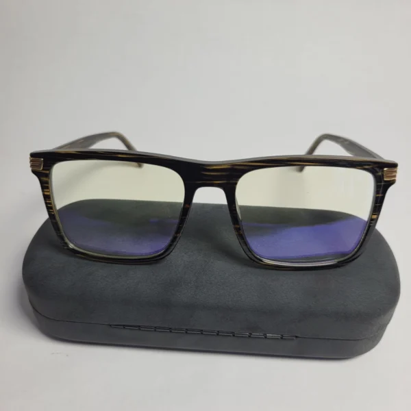 Designer Unisex Rectangle Blue Light Blocking Glasses