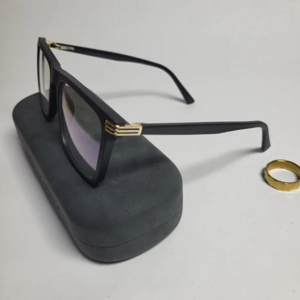 Designer Unisex Rectangle Blue Light Blocking Glasses
