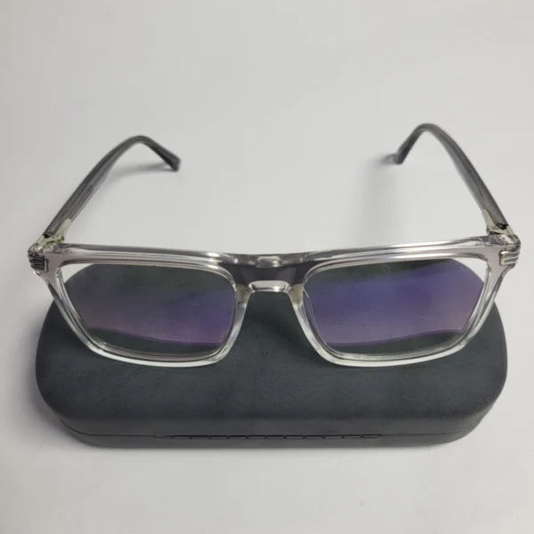 Designer Unisex Rectangle Blue Light Blocking Glasses
