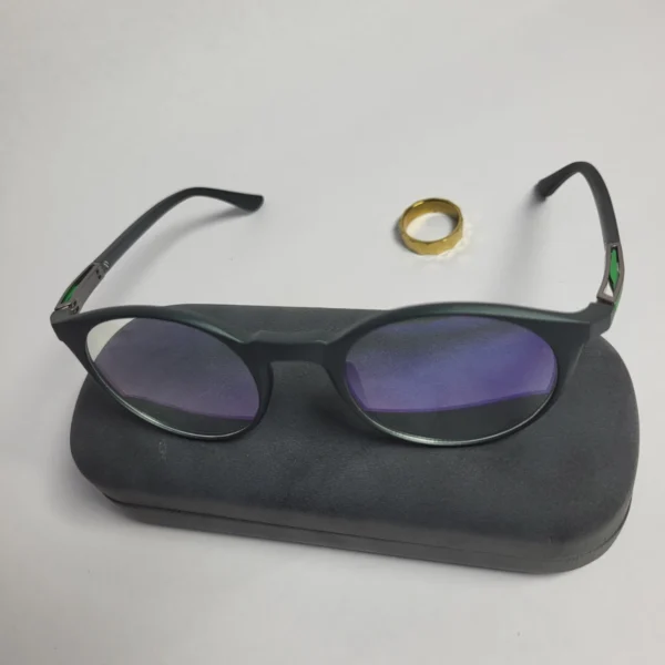 Designer 93560 Unisex Round Blue Light Blocking Glasses