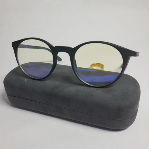 Designer 93560 Unisex Round Blue Light Blocking Glasses