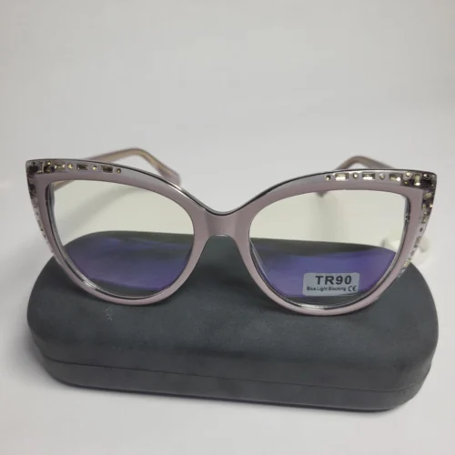Designer 32070 Women's TR90 Cat-Eye Blue Light Blocking Glasses