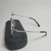 Designer Titanium IP 8818 Unisex Round Geometric Glasses