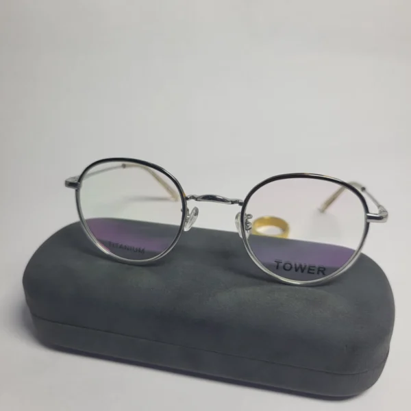 Tower 142 Titanium Round Prescription Glasses