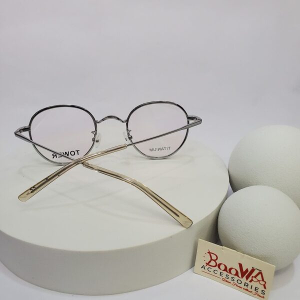 Tower 142 Titanium Round Prescription Glasses