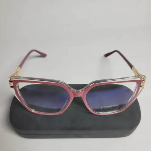 Designer 82204 Women's Pink Cat-Eye Blue Light Blocking Glasses