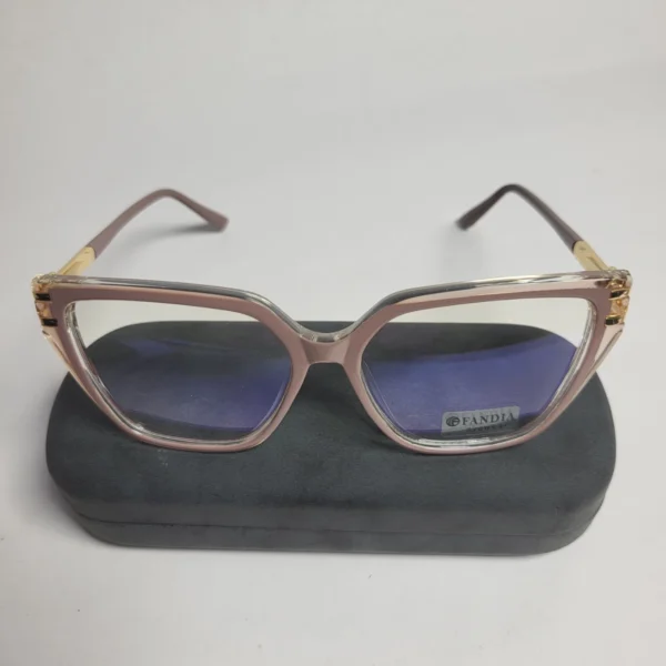 Designer 82204 Women's Pink Cat-Eye Blue Light Blocking Glasses
