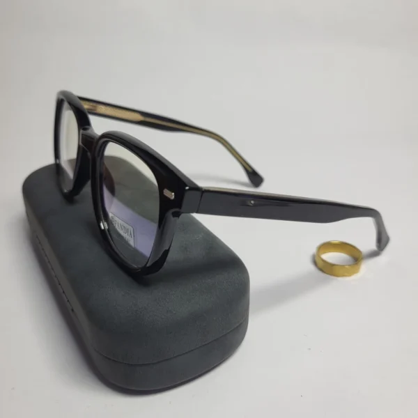 FANDIA Eyewear Unisex Blue Light Blocking Square Full-Rim Glasses