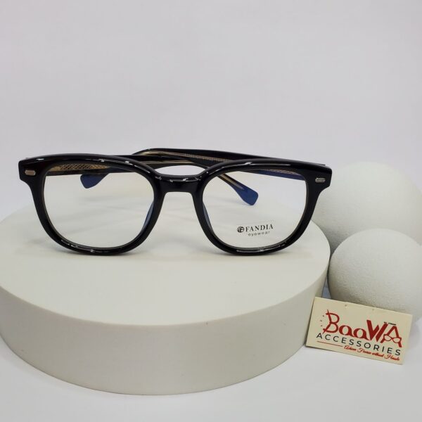 FANDIA Eyewear Unisex Blue Light Blocking Square Full-Rim Glasses