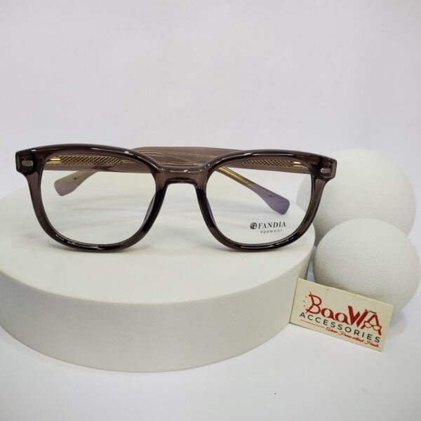 FANDIA Eyewear Unisex Blue Light Blocking Square Full-Rim Glasses