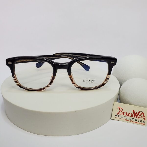 FANDIA Eyewear Unisex Blue Light Blocking Square Full-Rim Glasses
