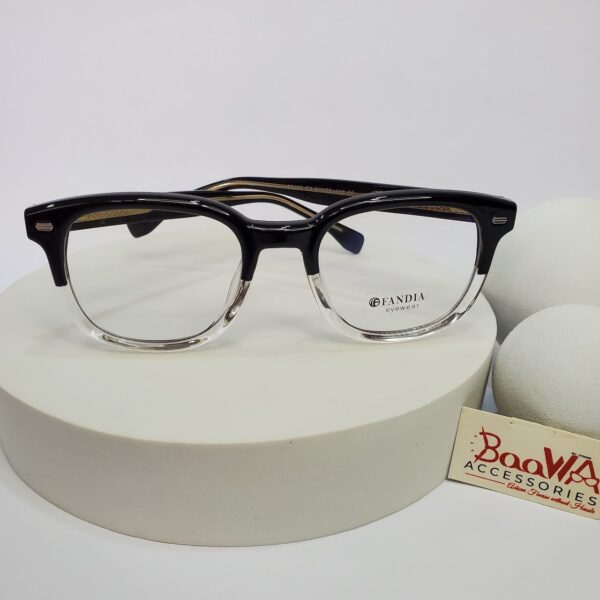FANDIA Eyewear Unisex Blue Light Blocking Square Full-Rim Glasses