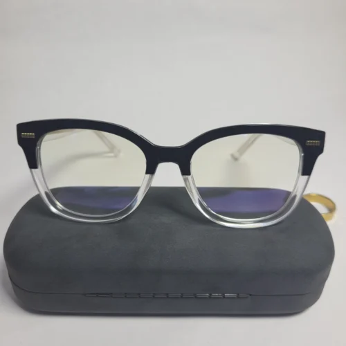 Designer Two-Tone Cat-Eye Blue Light Blocking Glasses 82031
