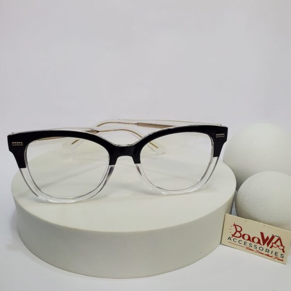 Designer Two-Tone Cat-Eye Blue Light Blocking Glasses 82031