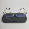 Designer Y1208 Unisex Oval Metal Blue Light Blocking Glasses
