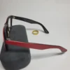 Designer Red  Black Acetate Wayfarer Full-Rim Eyeglasses
