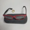 Designer Red  Black Acetate Wayfarer Full-Rim Eyeglasses