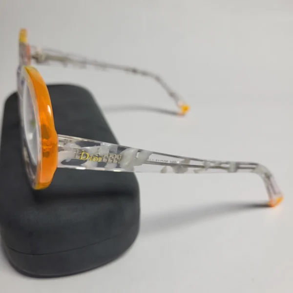 Dior CH3231 Women's Cat-Eye Orange Acetate Full-Rim Glasses